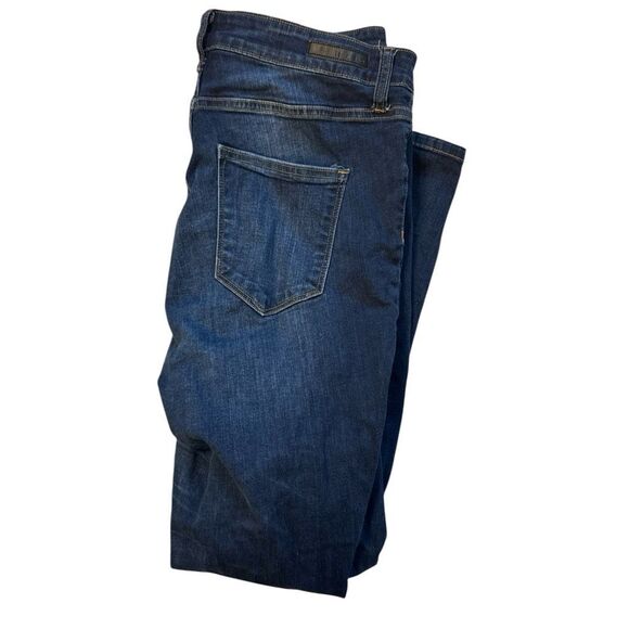 Womens Ms. Cello Distressed Dark Rinse Ripped Skinny Jeans - Sz 16 - Picture 3 of 3